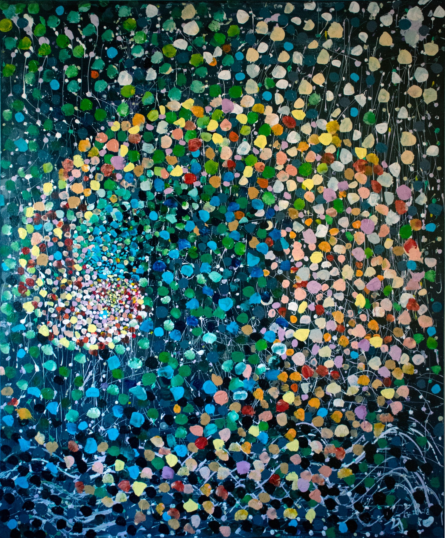 The Source — Large Scale Abstract canvas wall art
