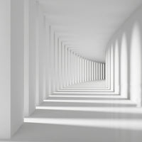 Column Hall — Black & White Architecture Photography canvas wall art