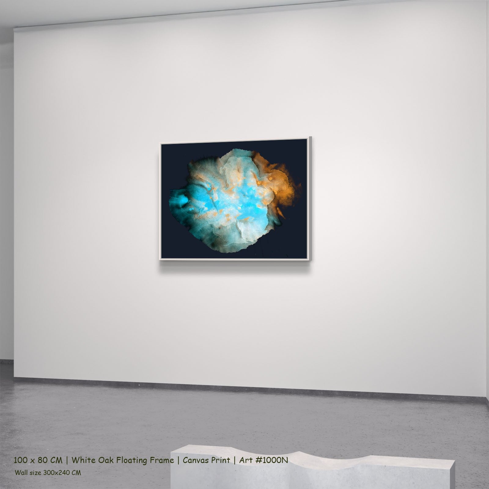 1000N - 1000N_100x80_white_oak_floating_frame_1