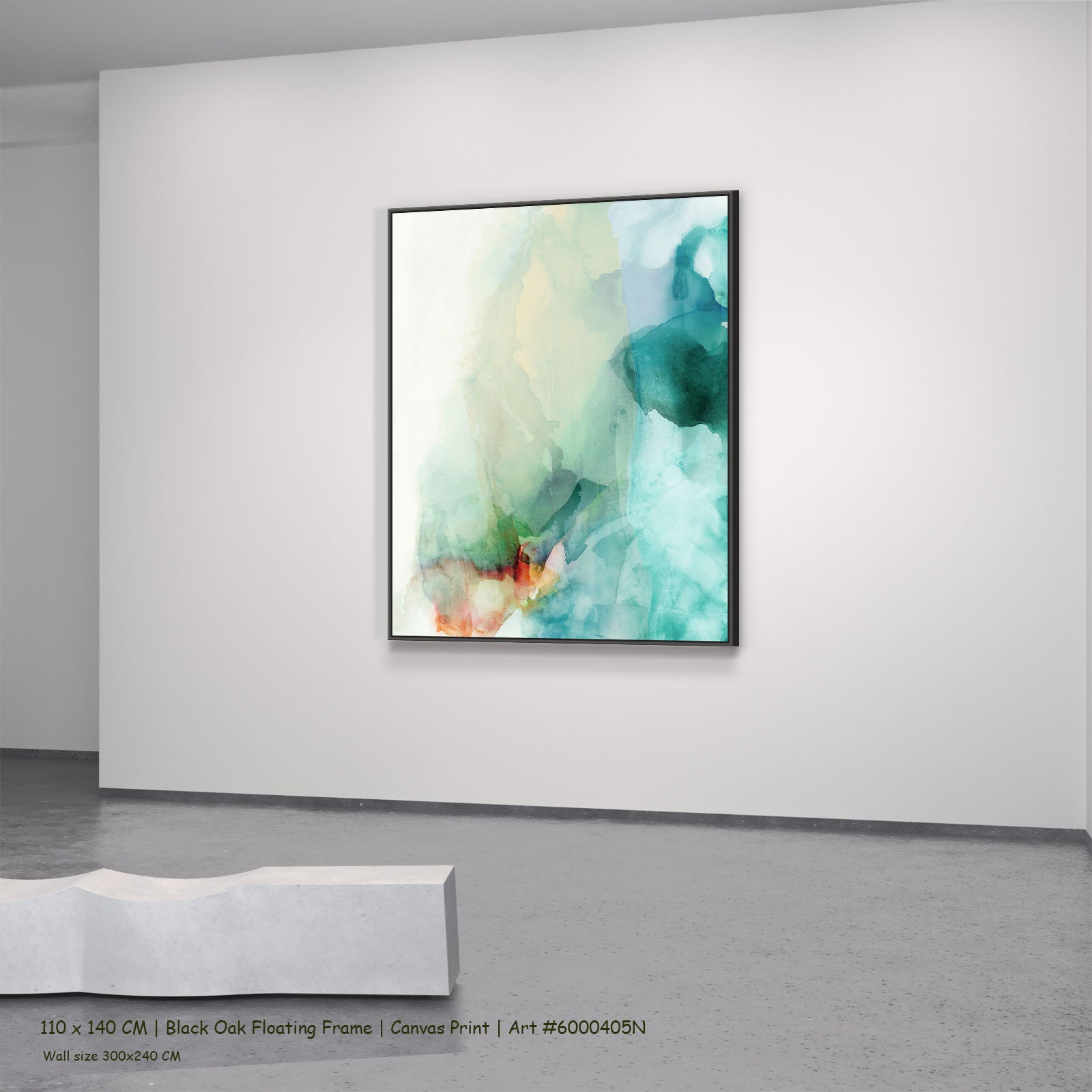 1003188N — black oak mockup, large canvas print