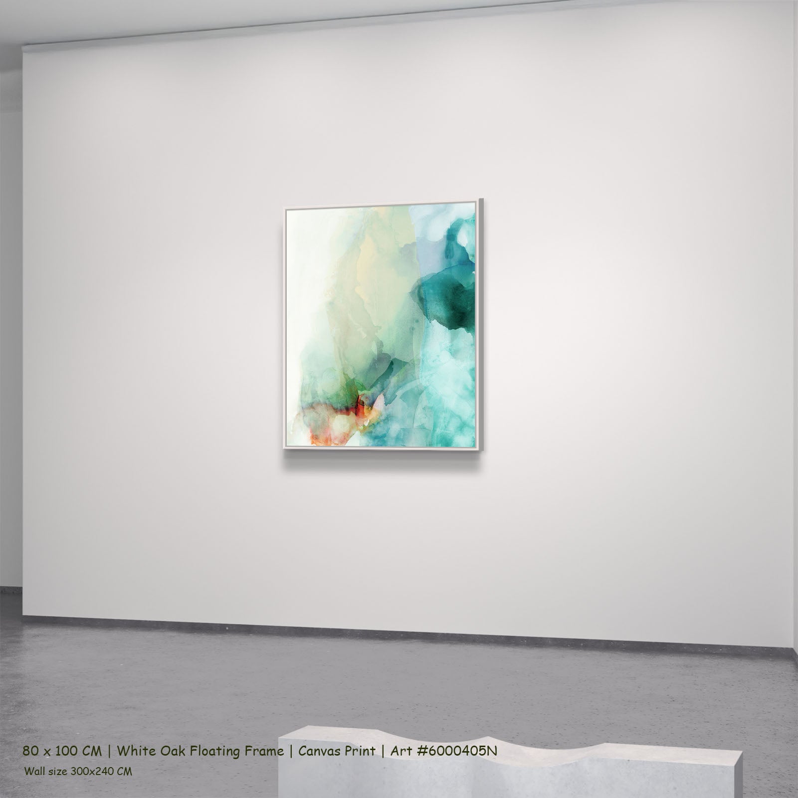1003188N — white oak mockup, large canvas print