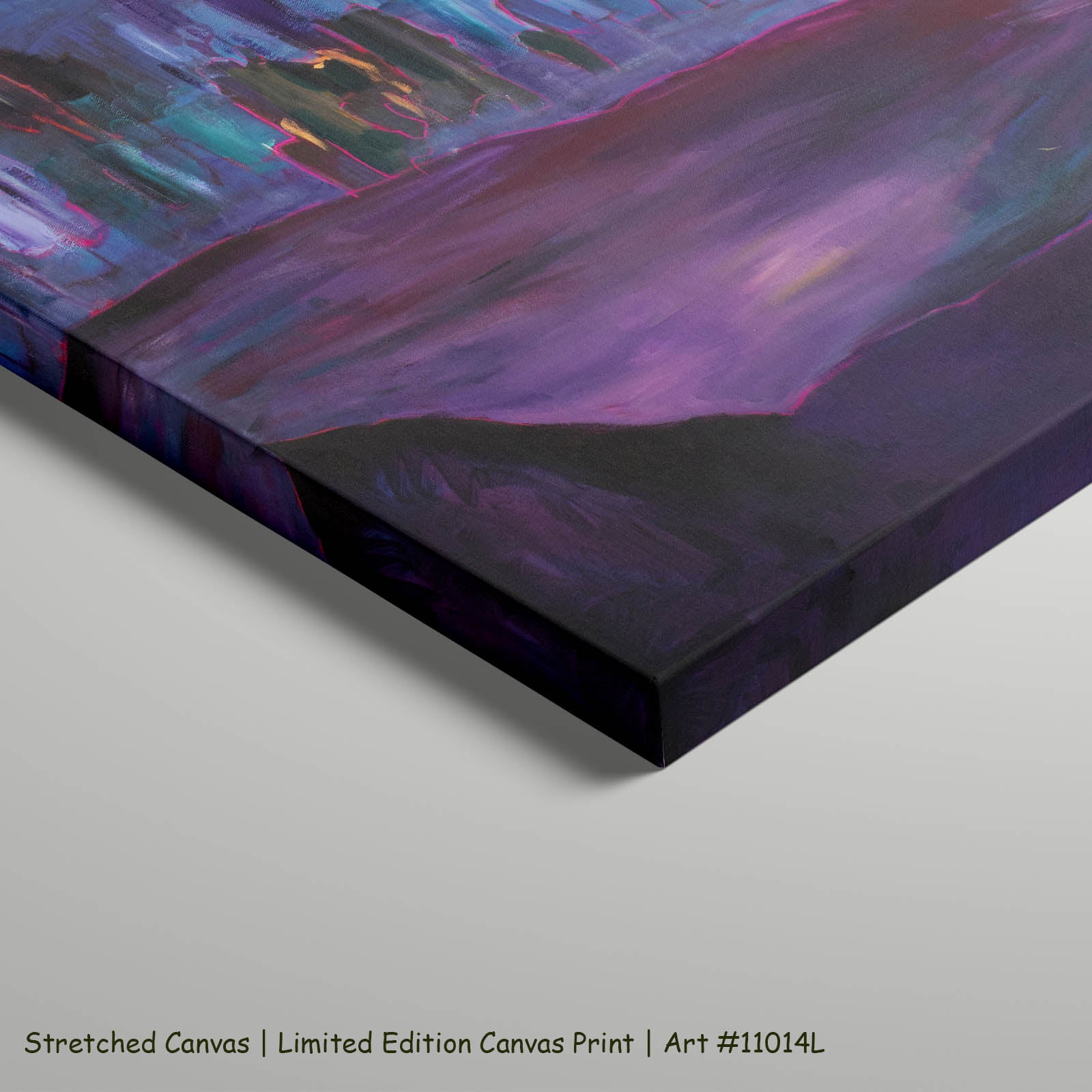 Between Two Worlds Large Scale Contemporary art on stretched canvas