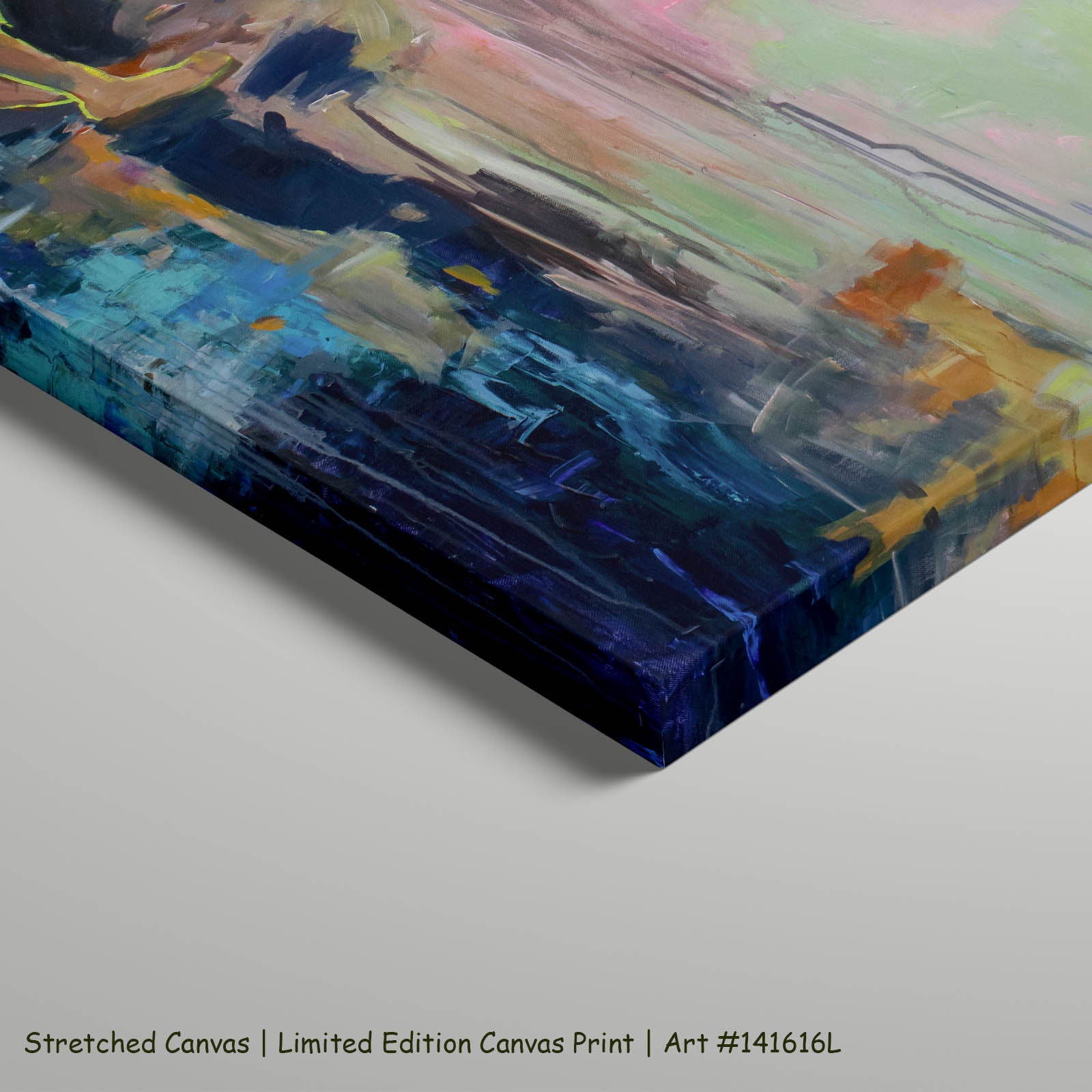 We Exist Extra Large Modern art on stretched canvas