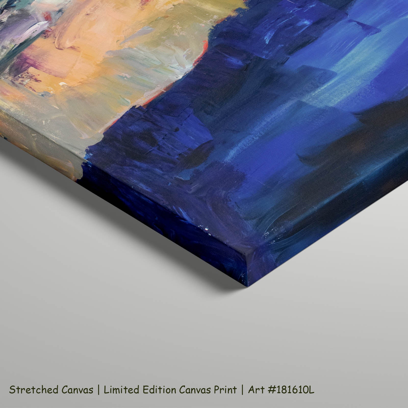 The Pause Large Modern art on stretched canvas