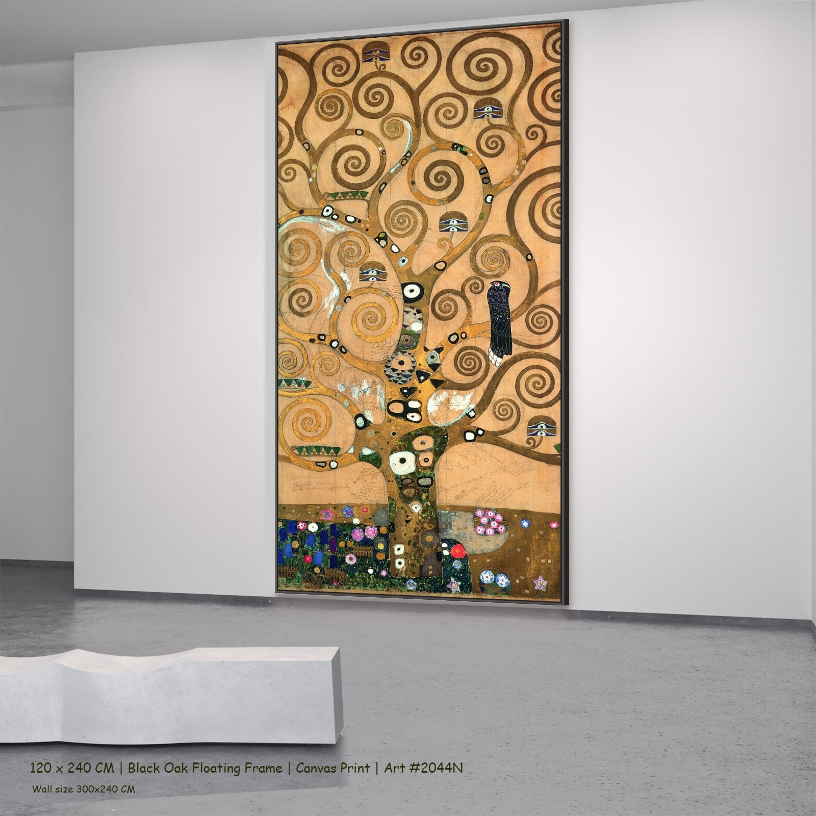 2044N - 2044N_120x240_black_oak_floating_frame_3