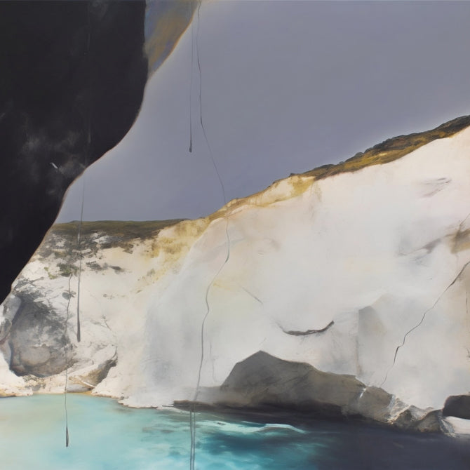 The Cliff Abstract Landscape canvas wall art (view 4)