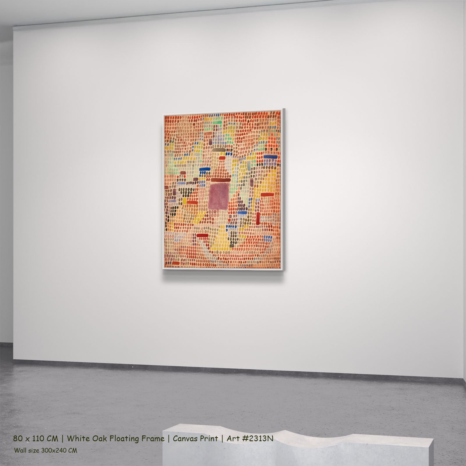 2313N - 2313N_80x110_white_oak_floating_frame_1