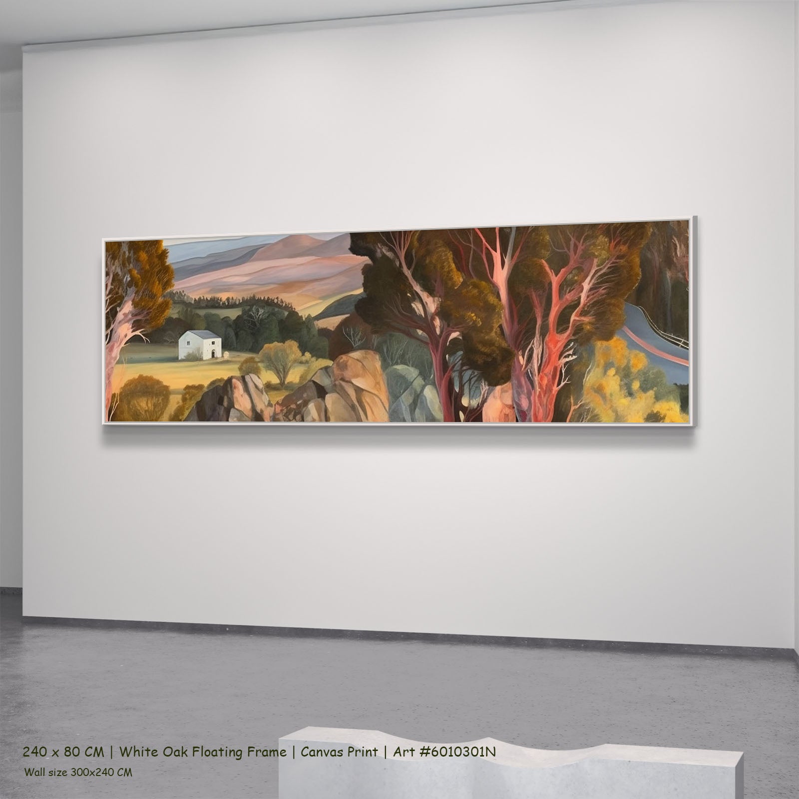 2317N — white oak mockup, large canvas print