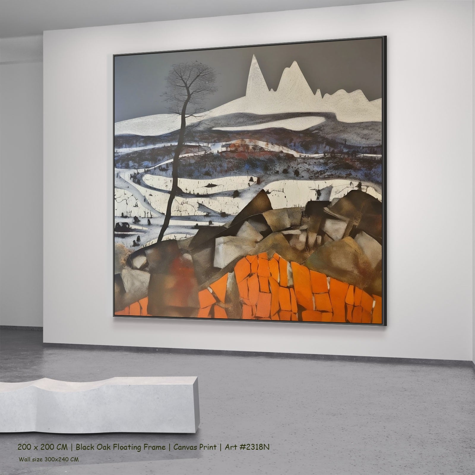 2318N - 2318N_200x200_black_oak_floating_frame_3