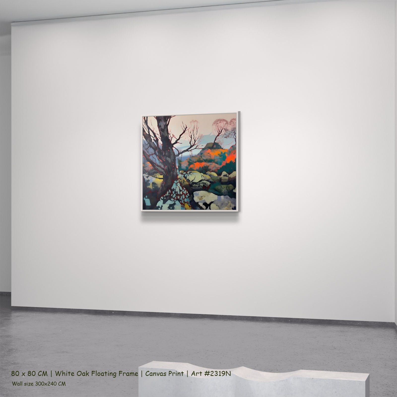 2319N - 2319N_80x80_white_oak_floating_frame_1