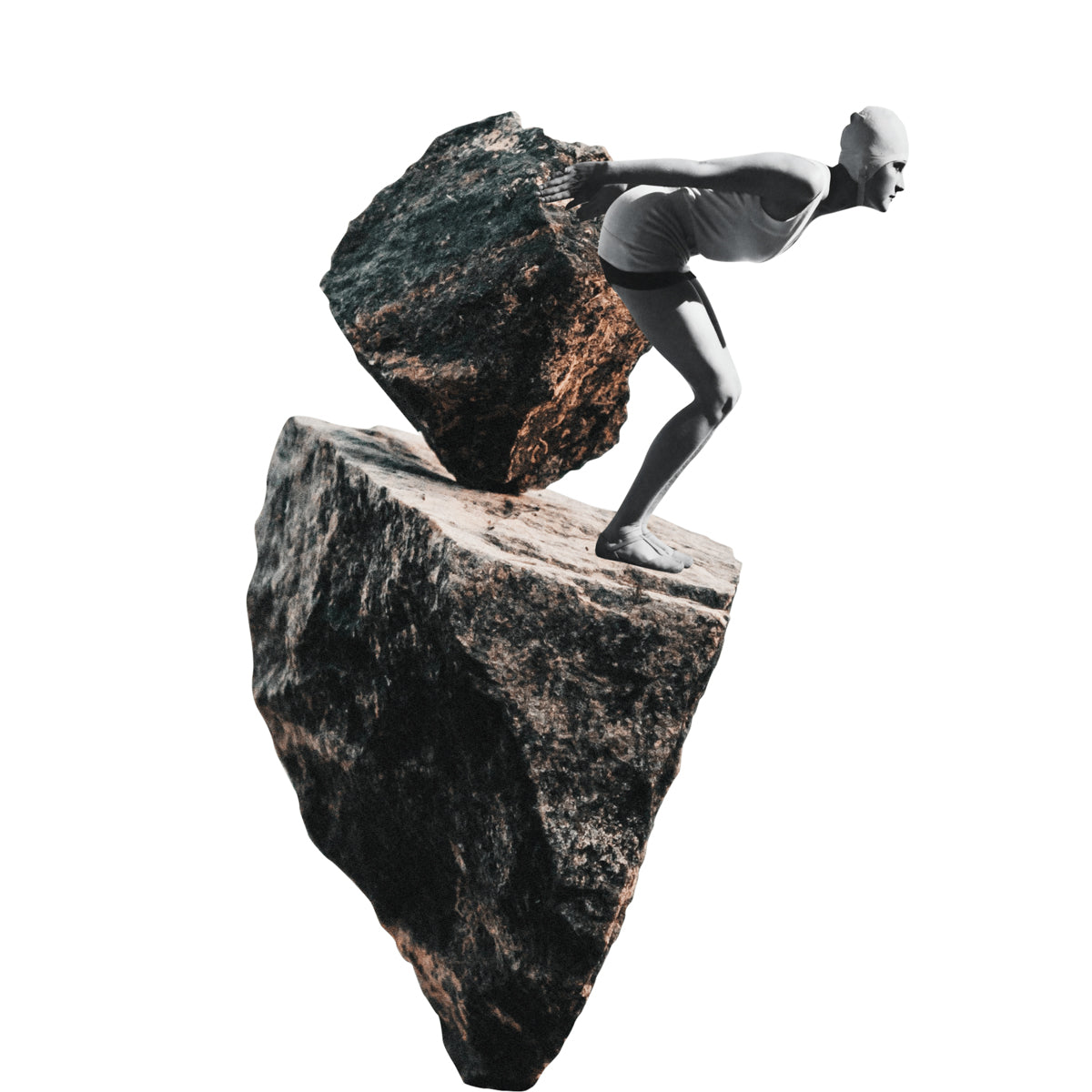 Leap of Faith — Black & White Photography canvas wall art
