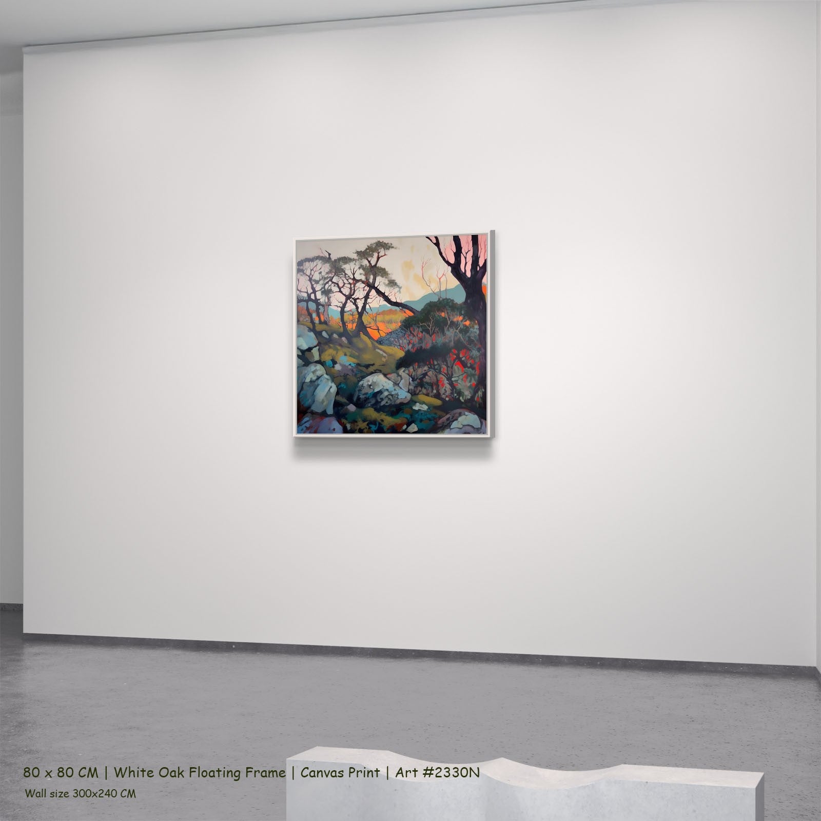 2330N - 2330N_80x80_white_oak_floating_frame_1