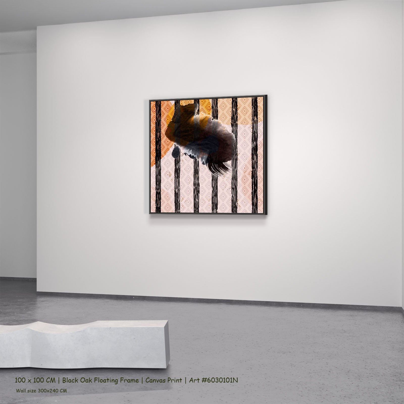 2401223N — black oak mockup, large canvas print
