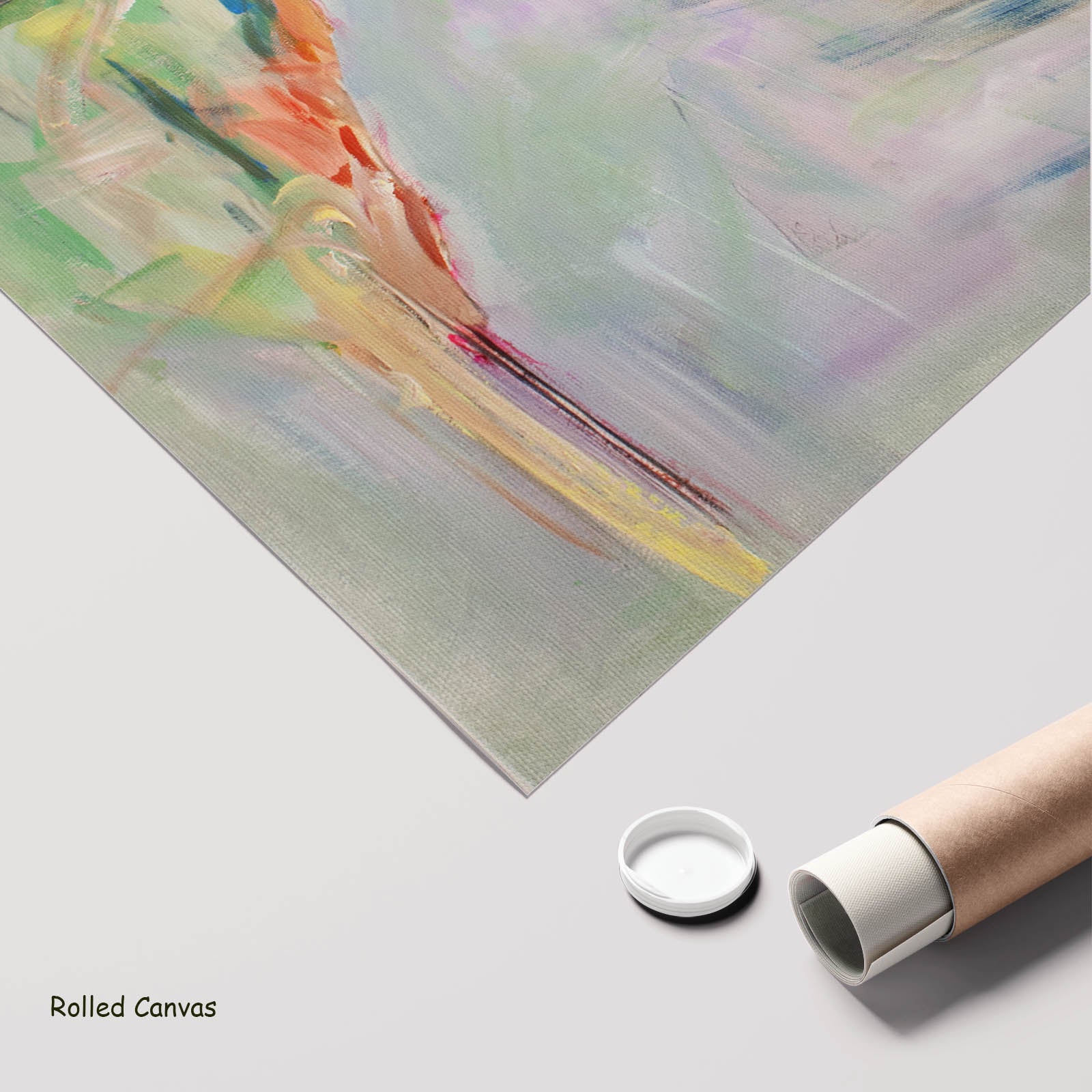 Faithful Oversized Contemporary art as a rolled canvas print