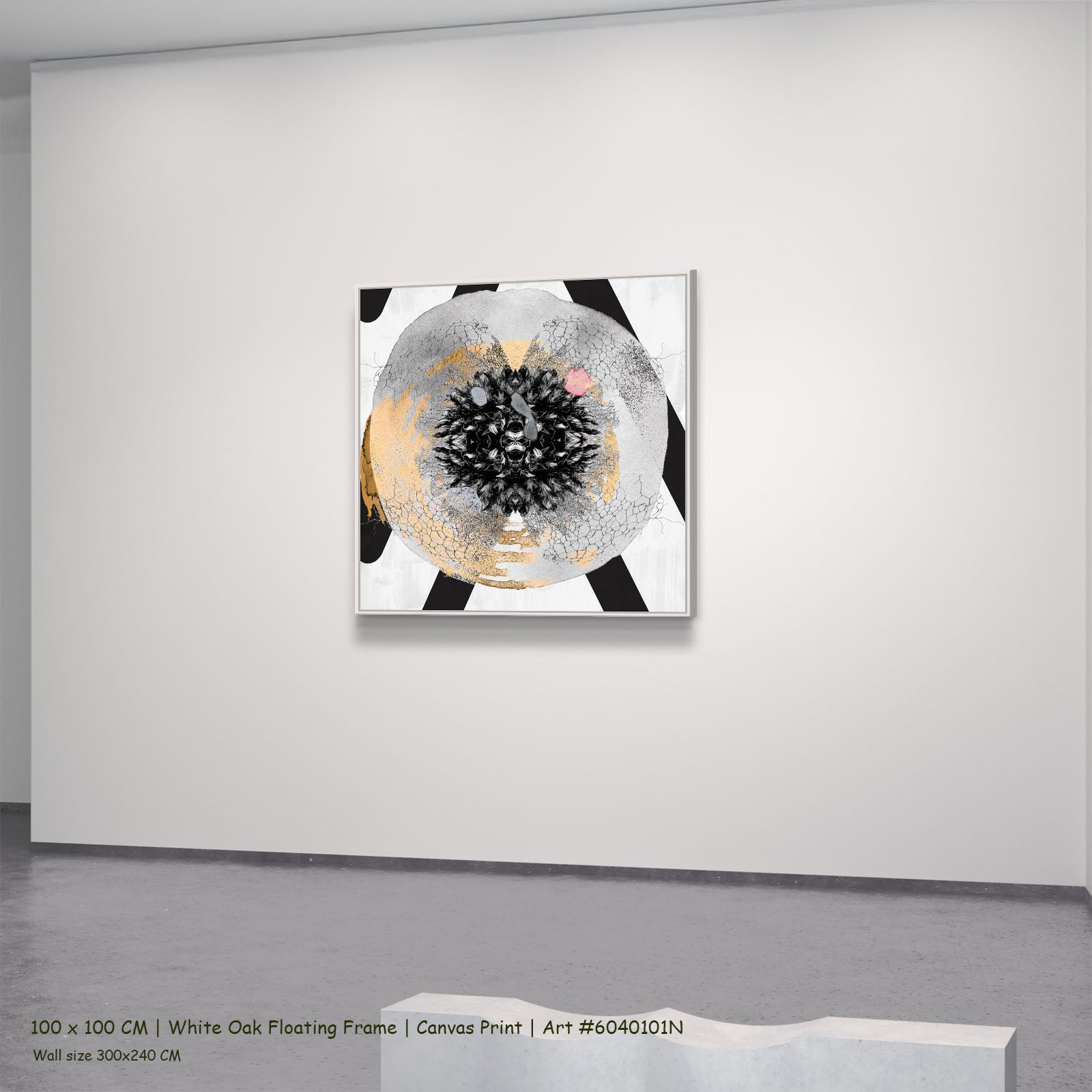 25012212N — white oak mockup, large canvas print