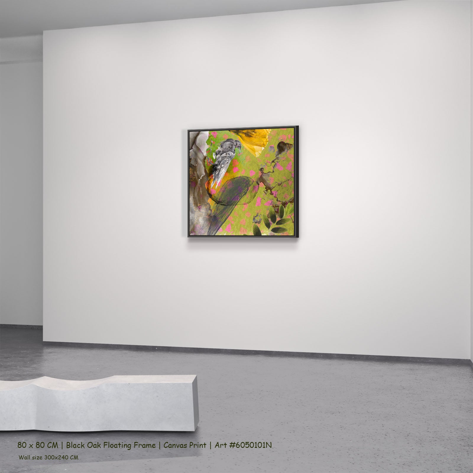 2501224N — black oak mockup, large canvas print