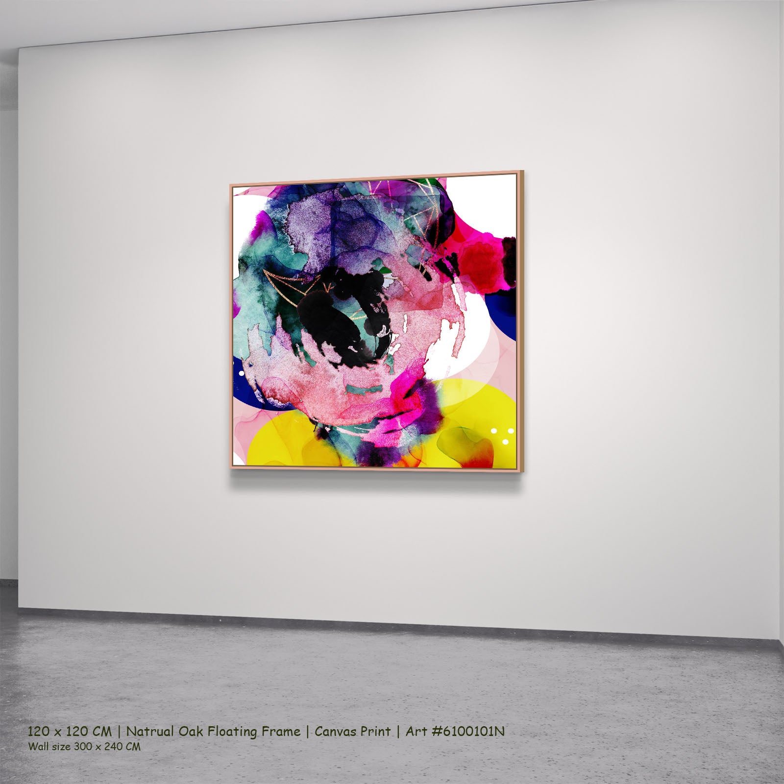 2501229N — natural oak mockup, large canvas print