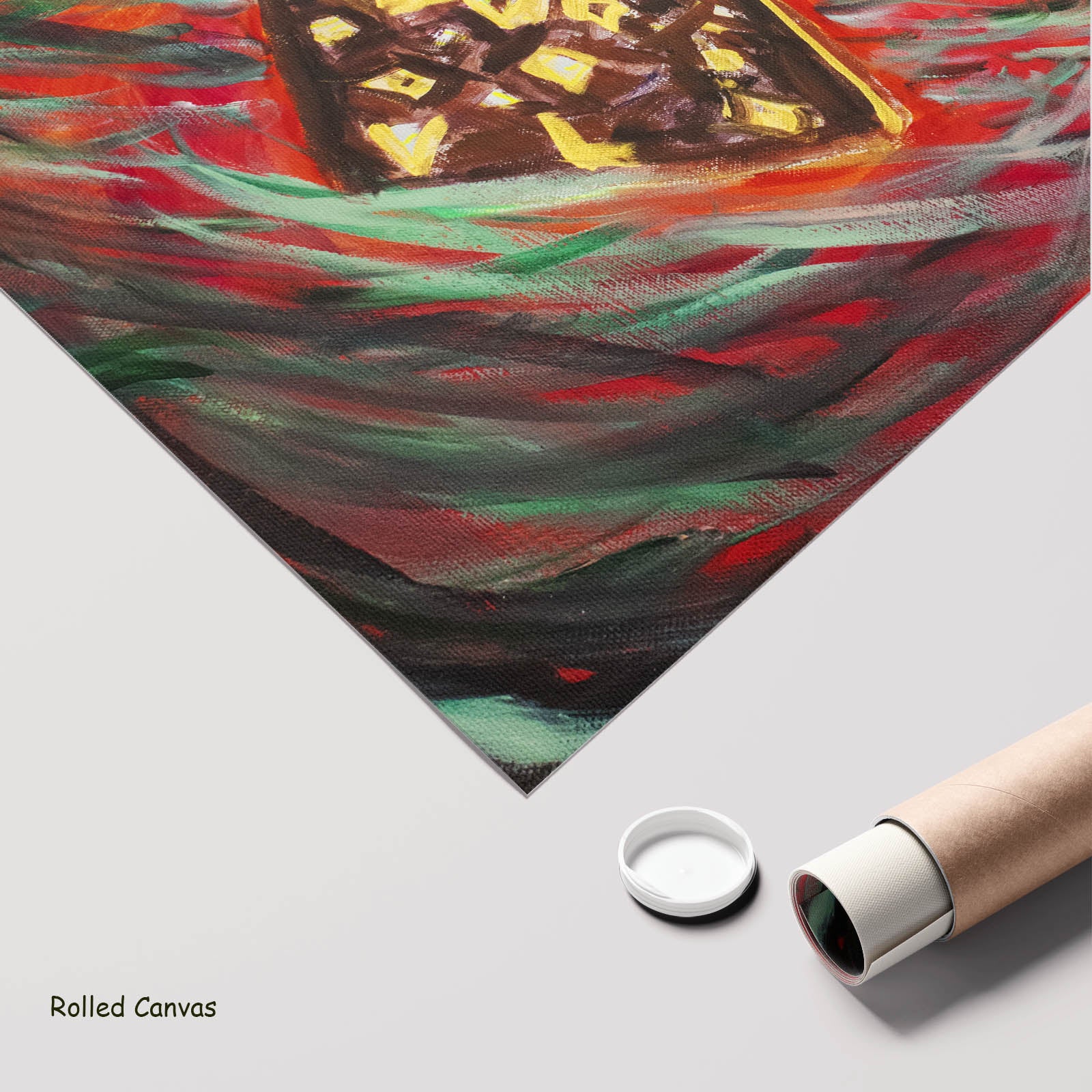 Drowning Dishonesty Large Contemporary art as a rolled canvas print