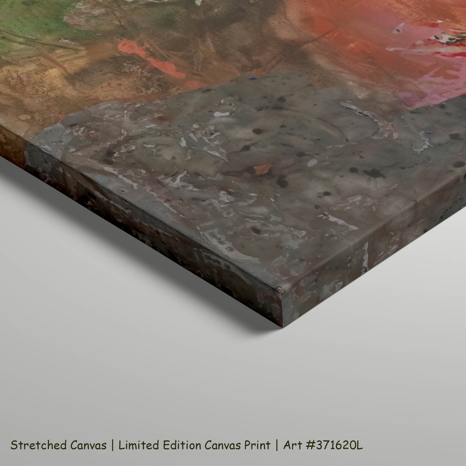 Path Becoming Oversized Contemporary art on stretched canvas