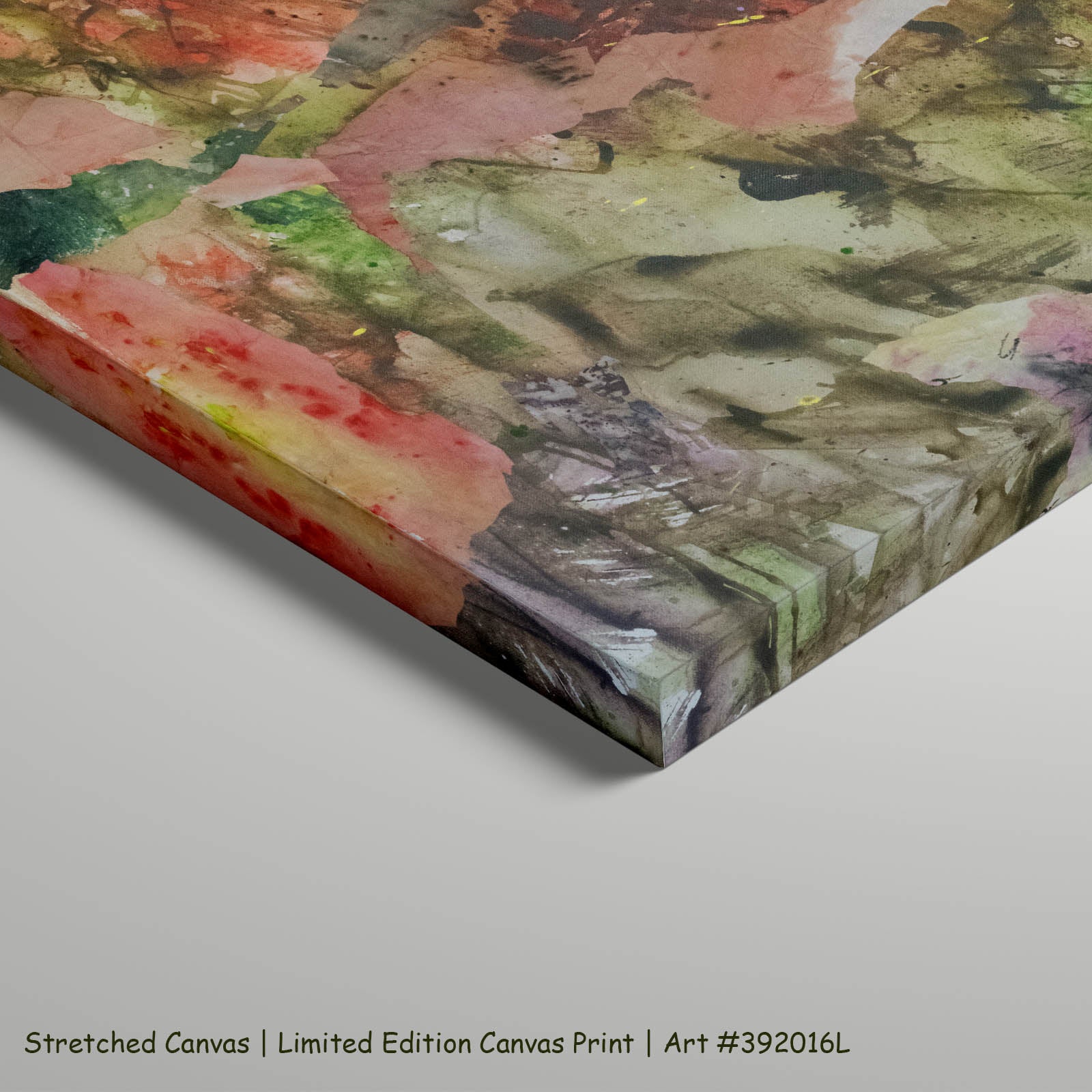 The Merge Large Scale Abstract art on stretched canvas