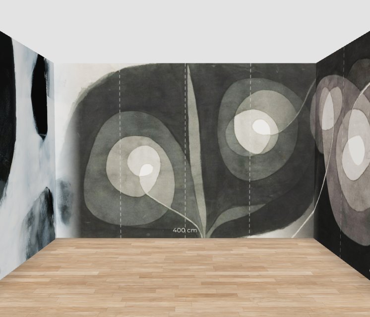 Wall mural room preview