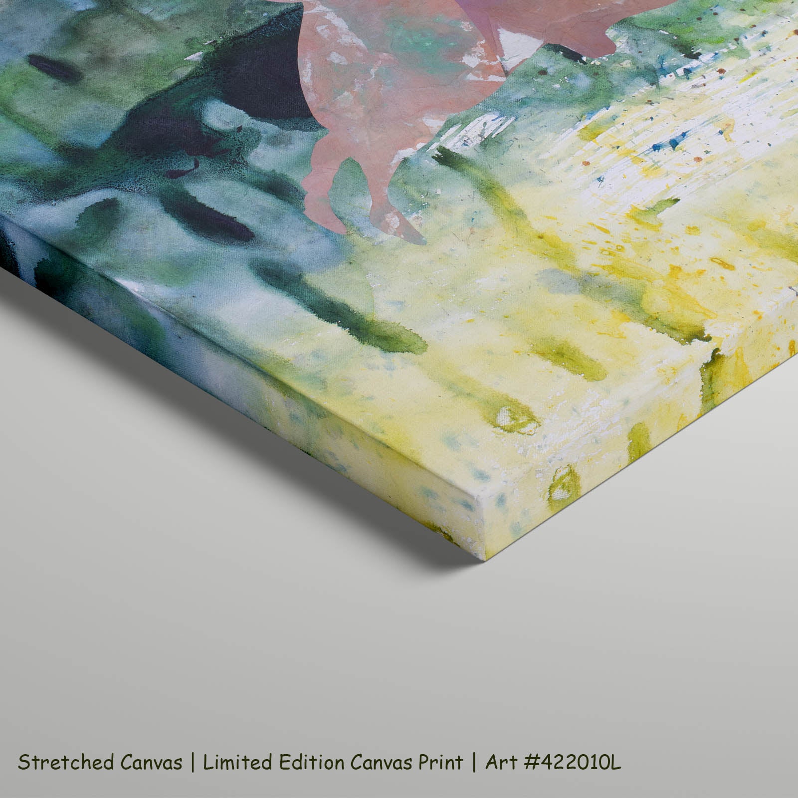 Unbreakable Large Scale Abstract art on stretched canvas