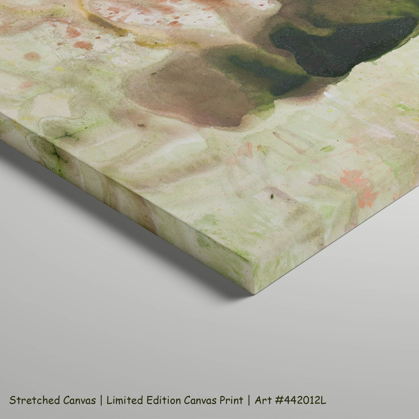 Swan's Whisper Large Scale Modern art on stretched canvas