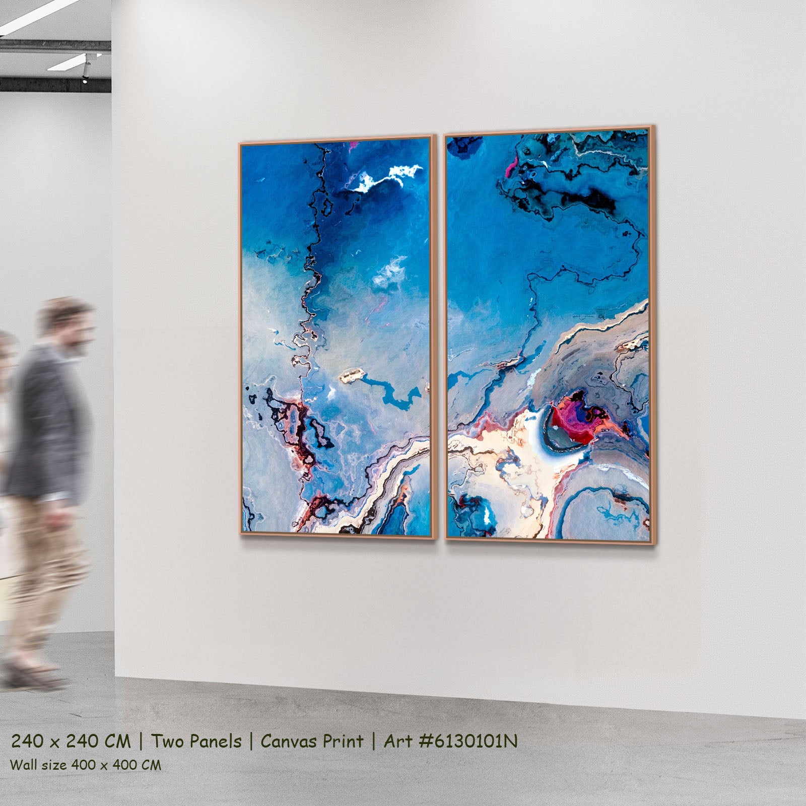 512N — 2-panel mockup, large canvas print