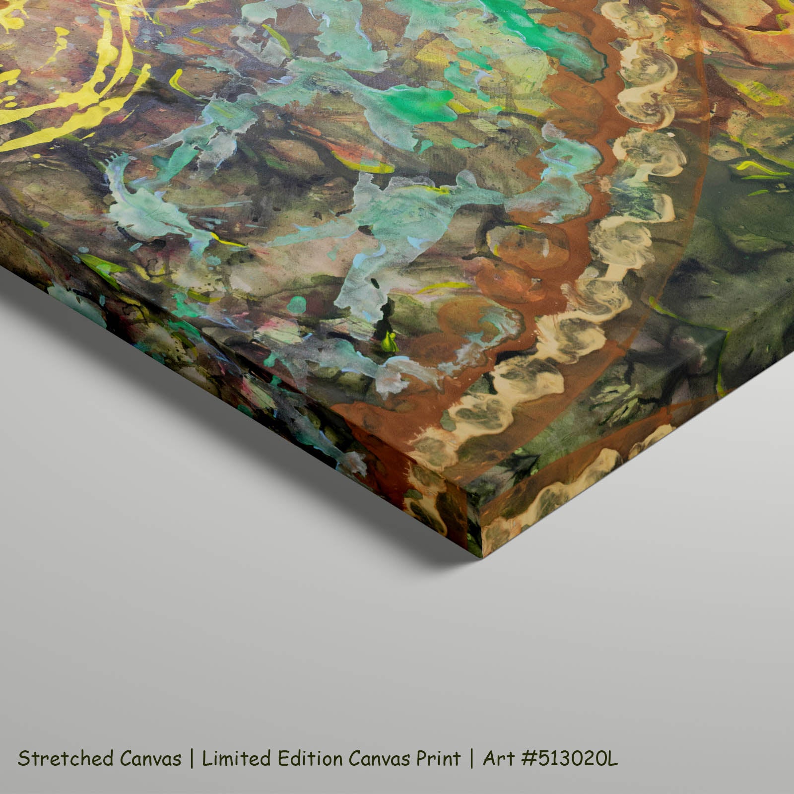 π of Life Oversized Contemporary art on stretched canvas