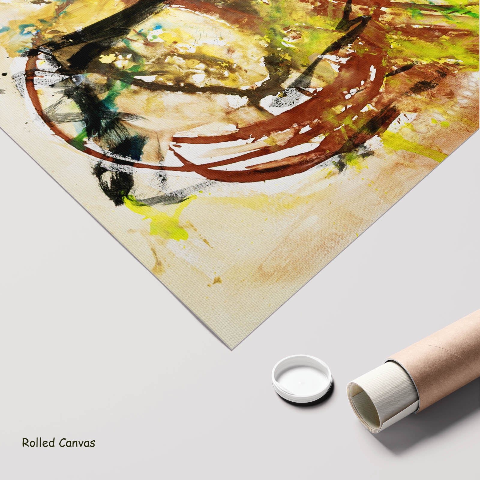 The Climb Large Modern art as a rolled canvas print