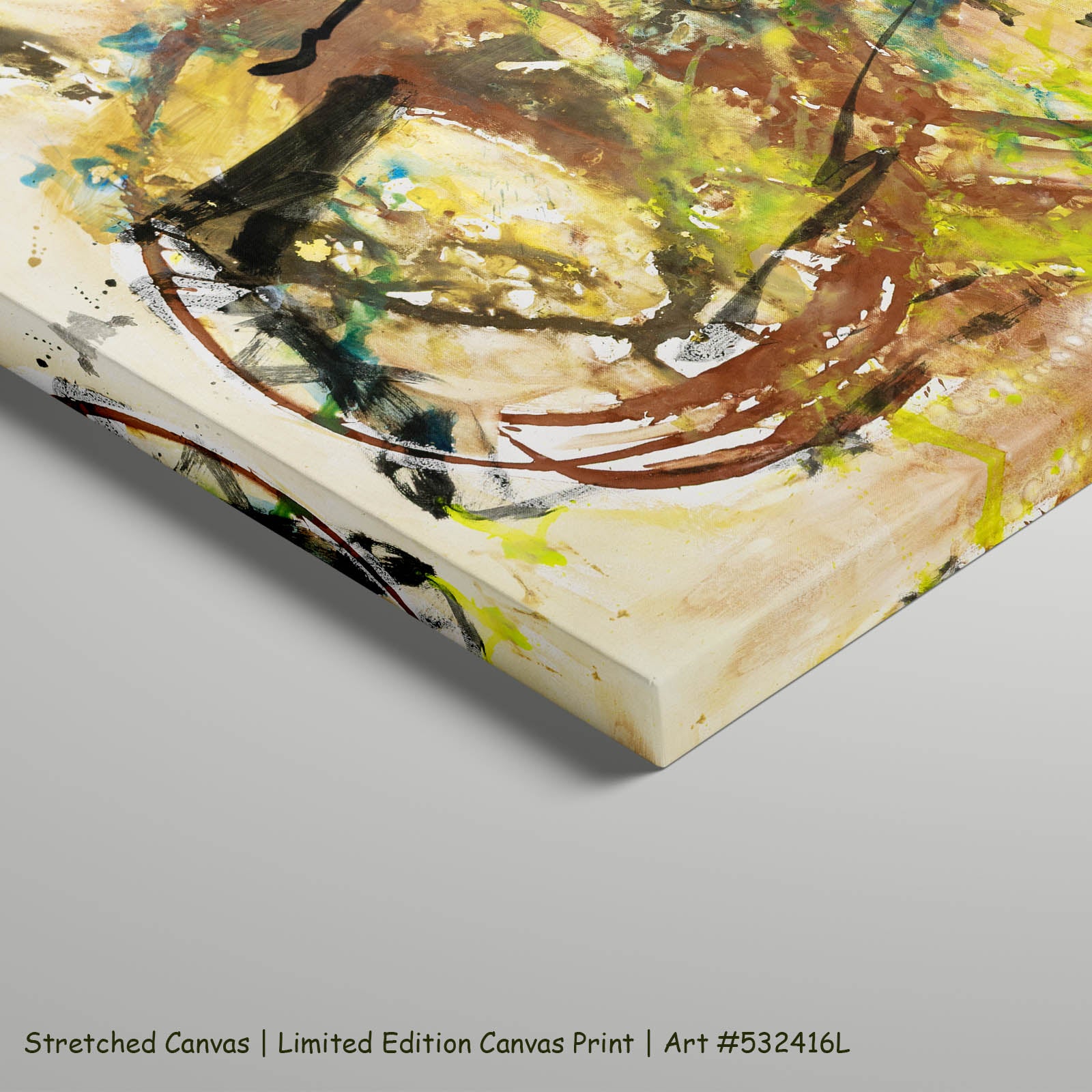The Climb Large Modern art on stretched canvas