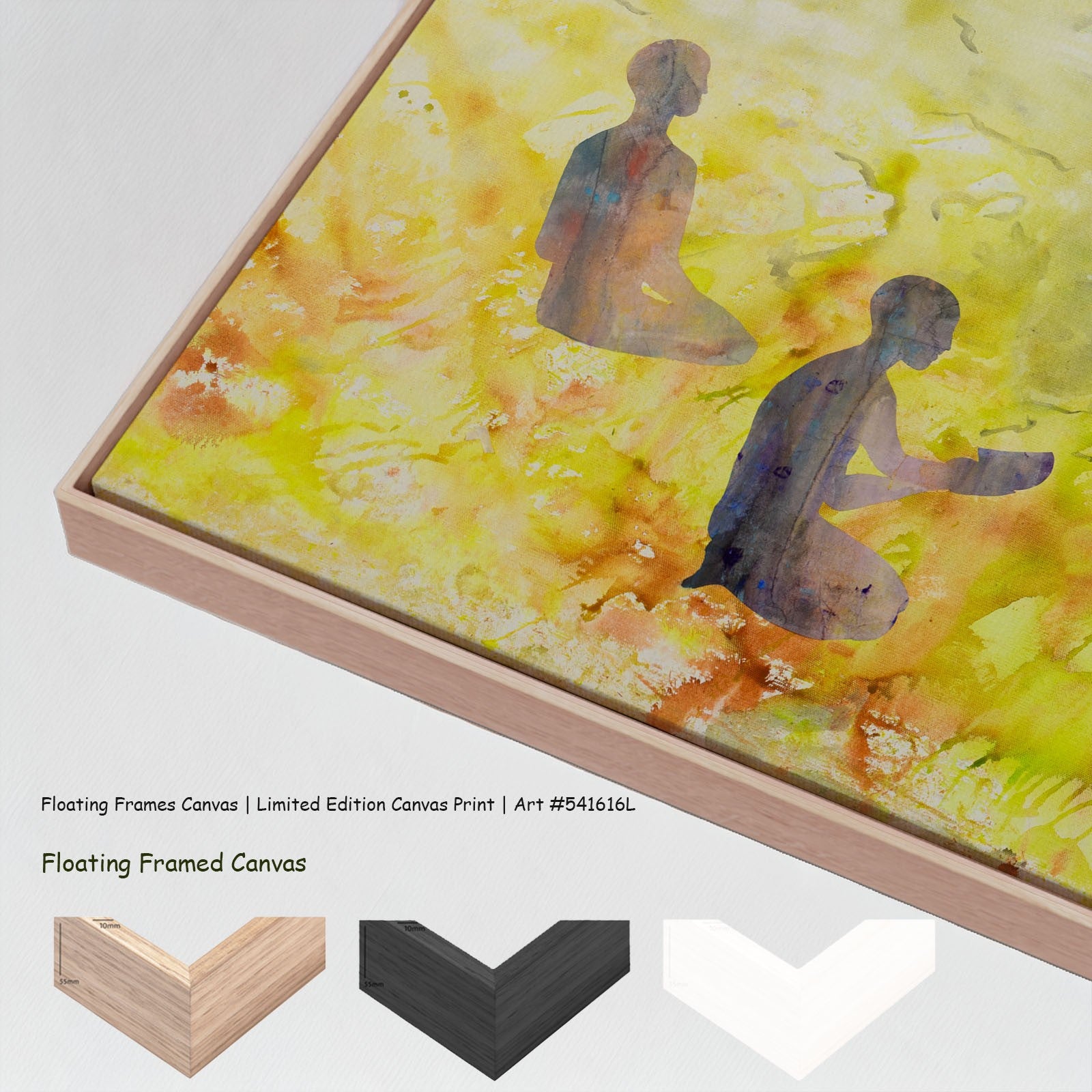 Between the Old and New Extra Large canvas wall art with floating frame options