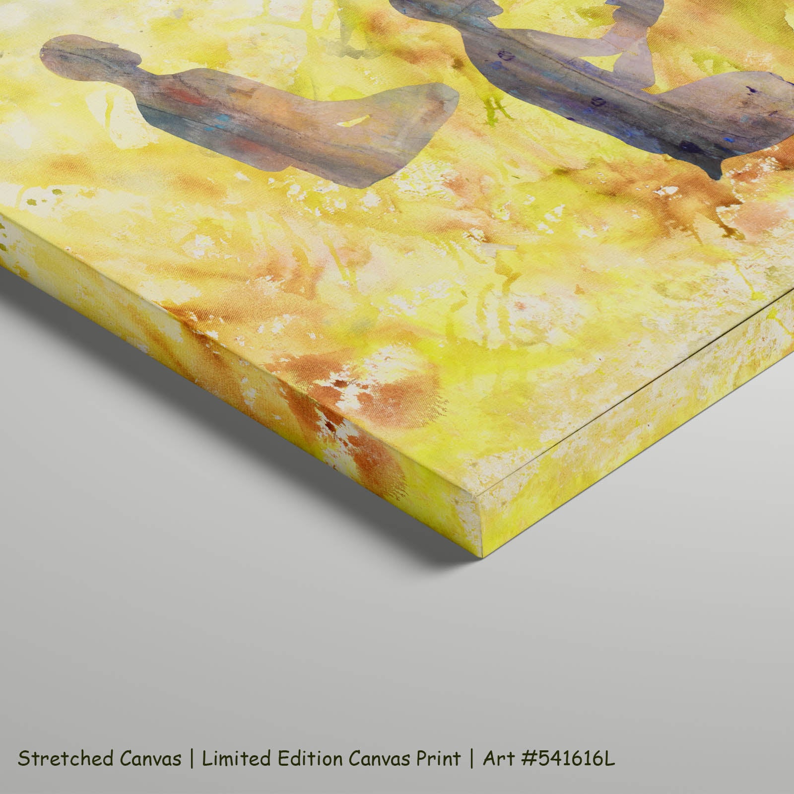 Between the Old and New Extra Large Abstract art on stretched canvas