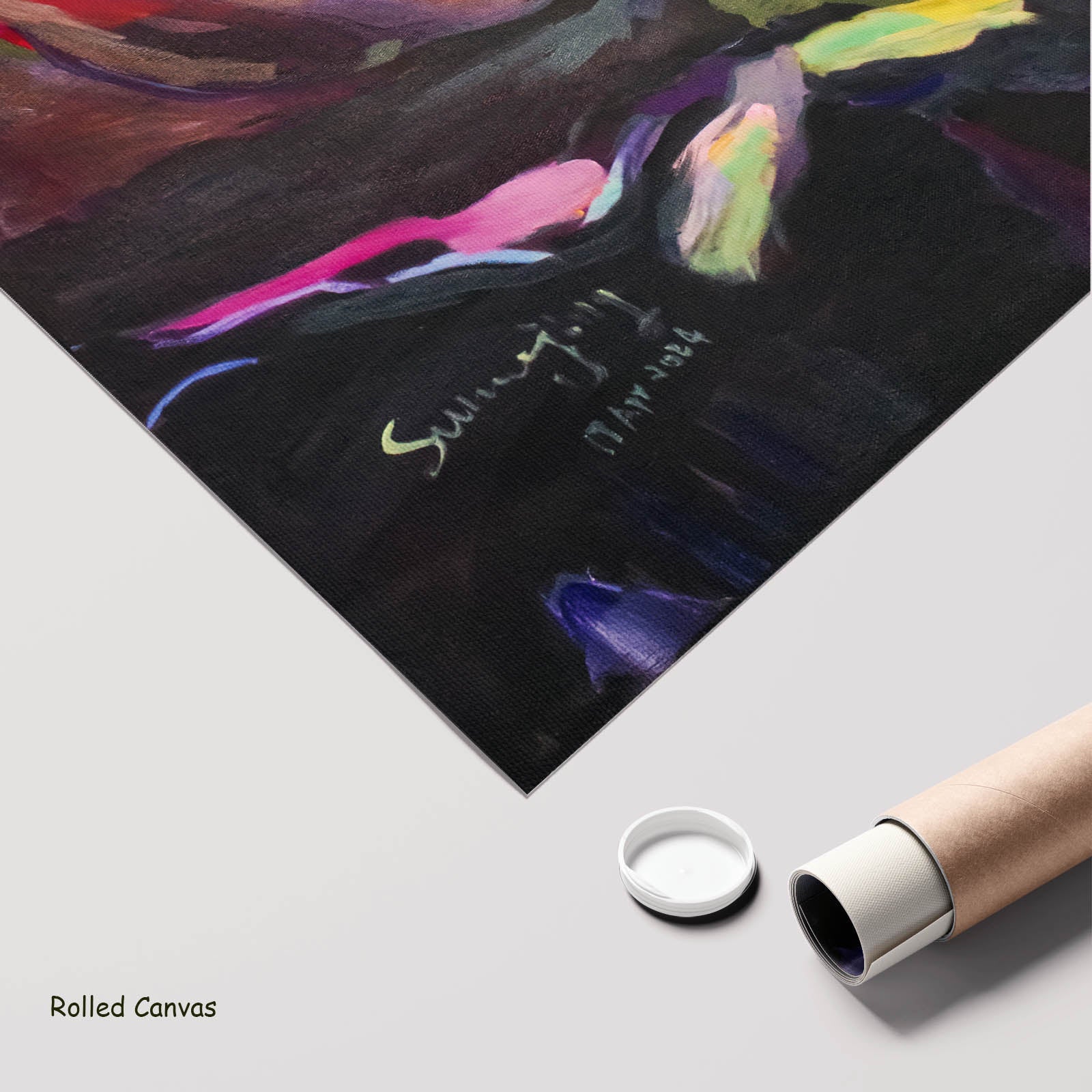 The Start of a Summer Extra Large Contemporary art as a rolled canvas print