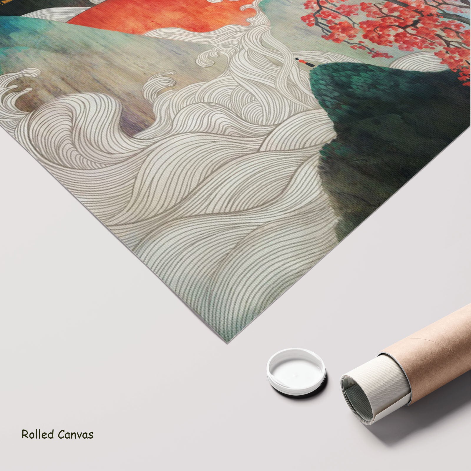 640N rolled — large canvas print