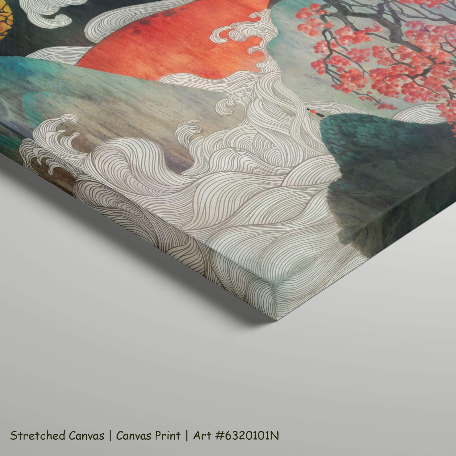 640N stretched — large canvas print