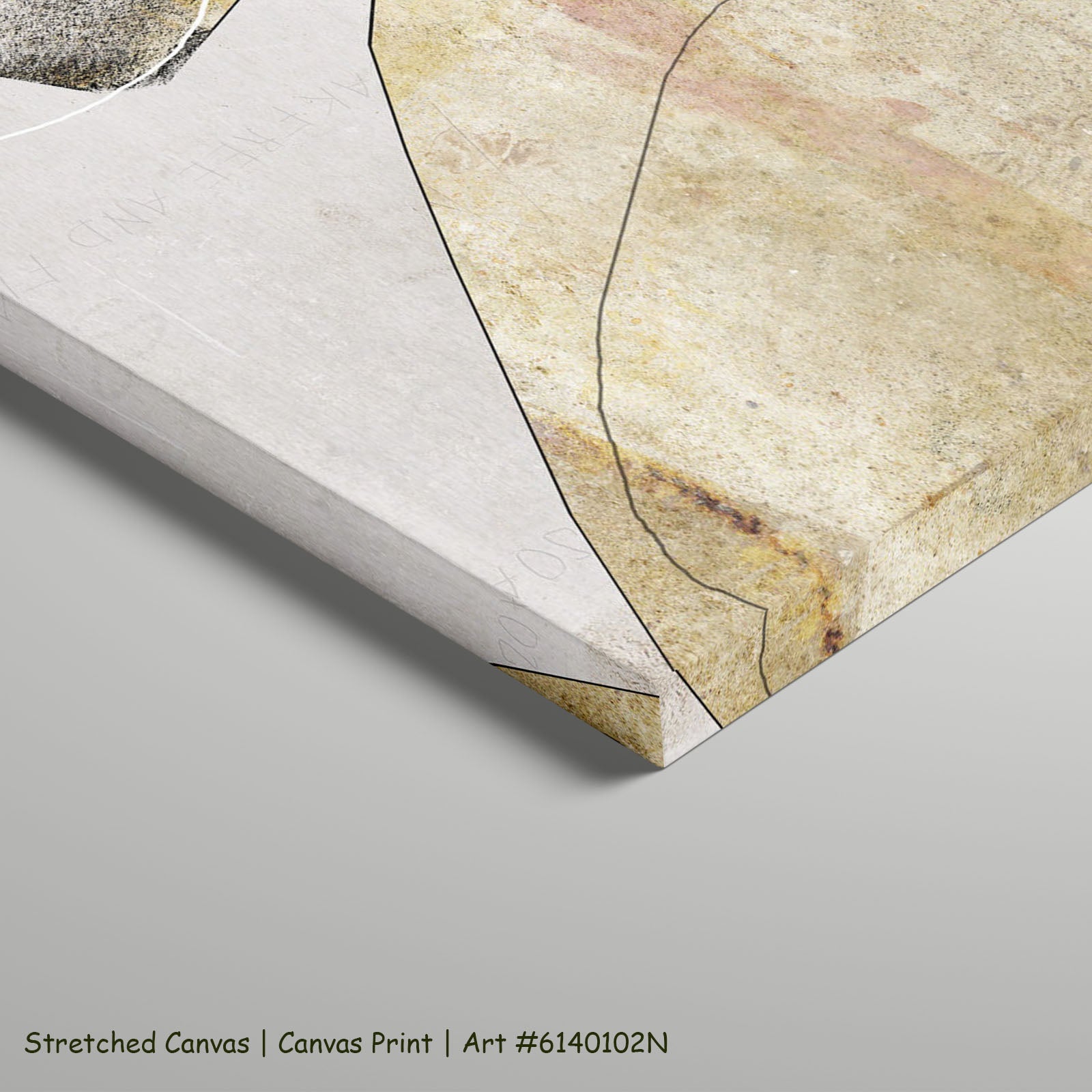 654VN — stretched mockup, large canvas print