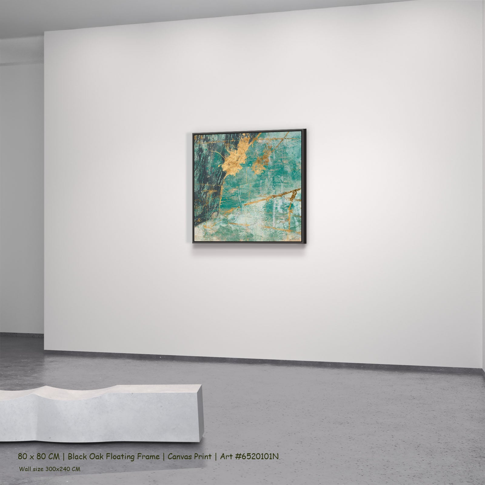 7120101N black oak — large canvas print
