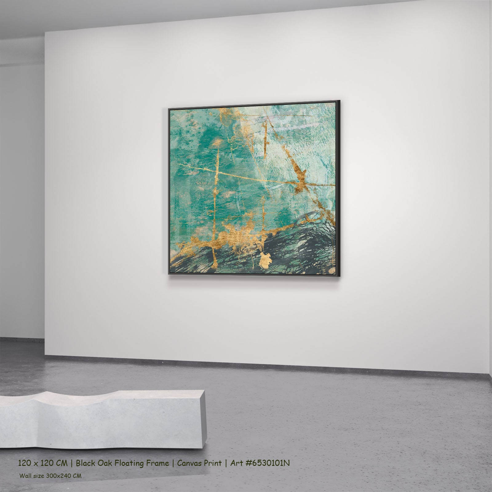 7130101N black oak — large canvas print