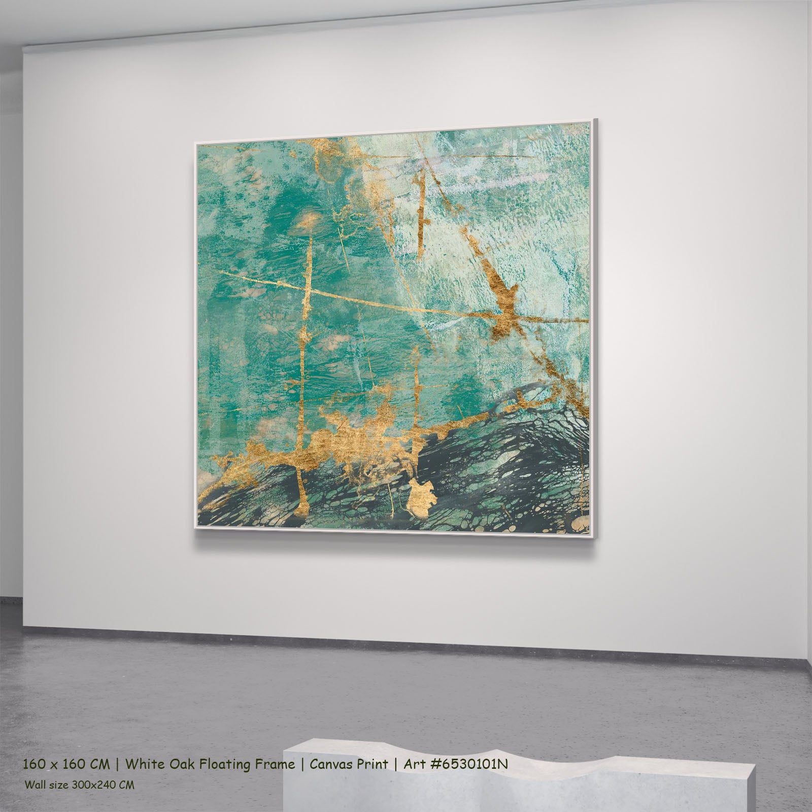 7130101N white oak — large canvas print
