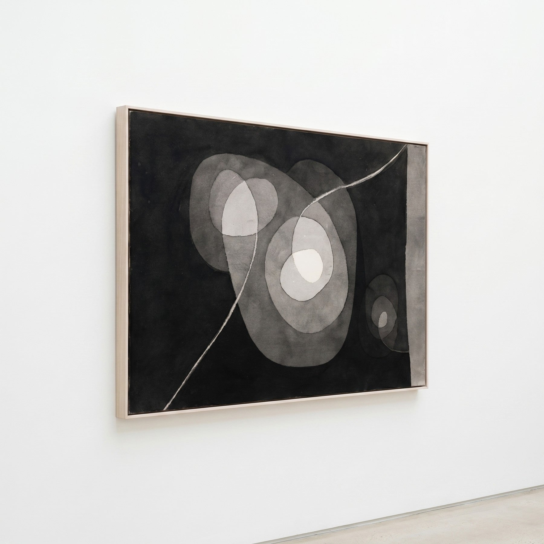 Spiral Screw Flowers II Botanical canvas wall art shown in a styled room by Paul Klee (view 8)