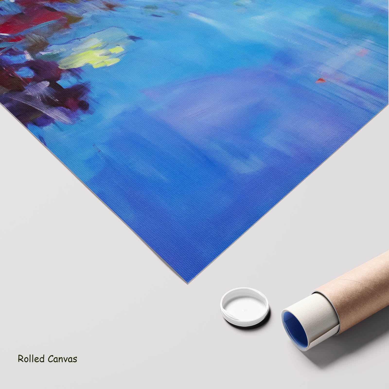 Find a Way Large Scale Abstract art as a rolled canvas print