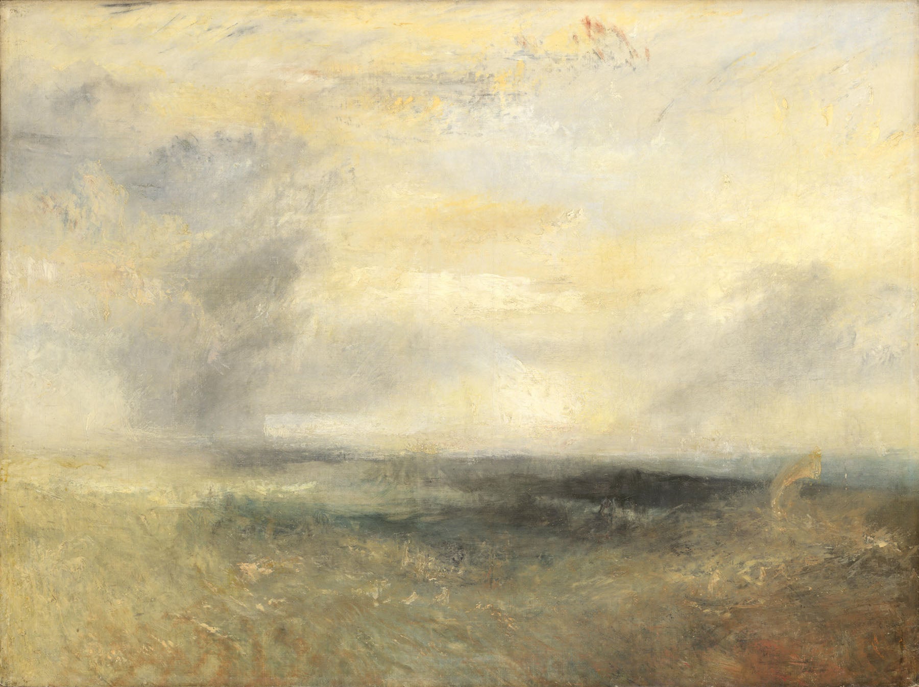 Margate, from the Sea — Large Seascape canvas wall art by J.M.W. Turner