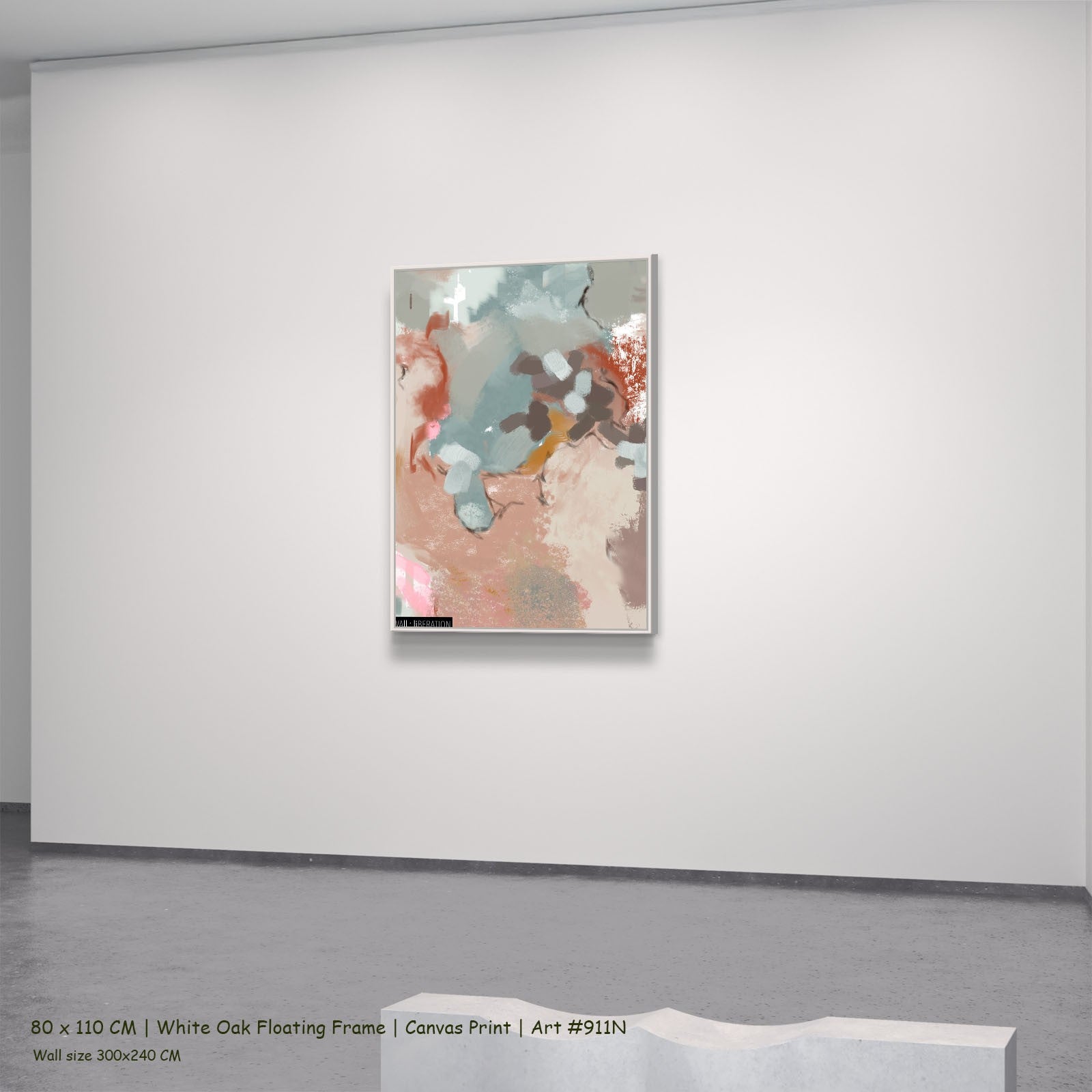 911N - 911N_80x110_white_oak_floating_frame_1