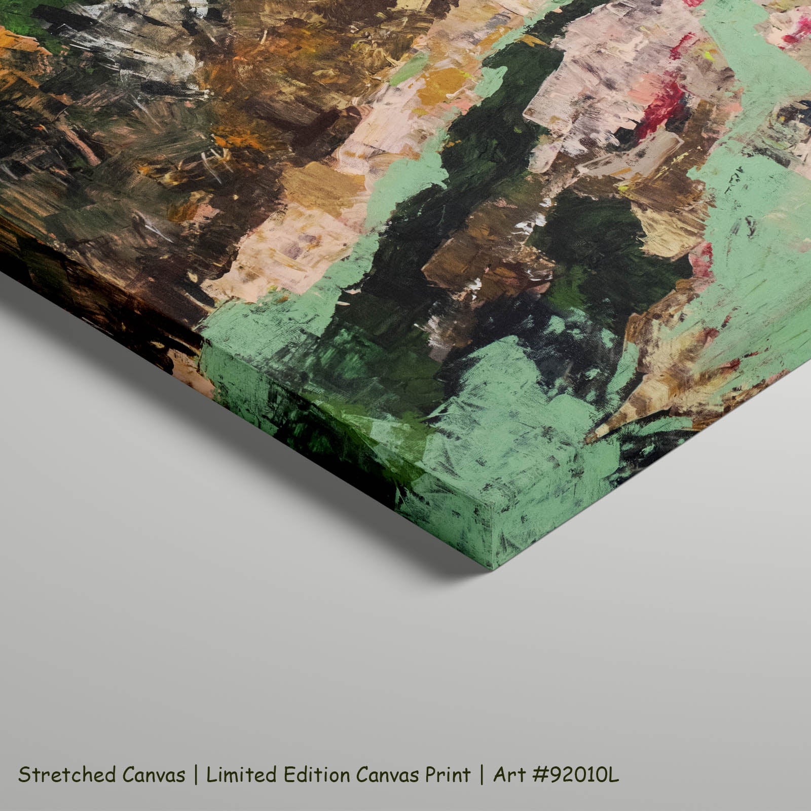 Path of Water Extra Large Abstract art on stretched canvas