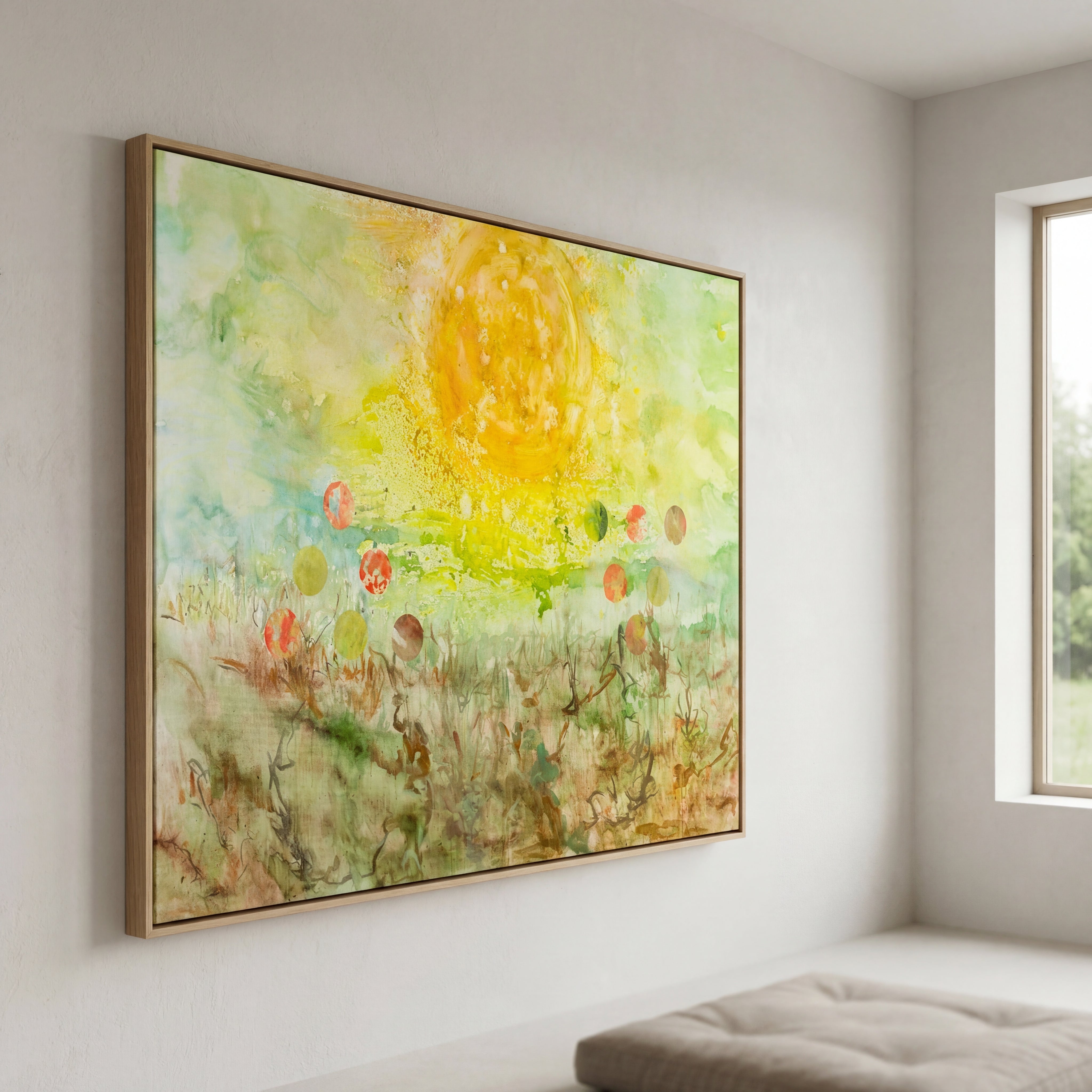 Cycle Without Resistance Contemporary Landscape canvas wall art (view 3)