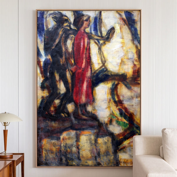 Christian Rohlfs | Giant Expressionist Canvas Art | The Temptation of Christ