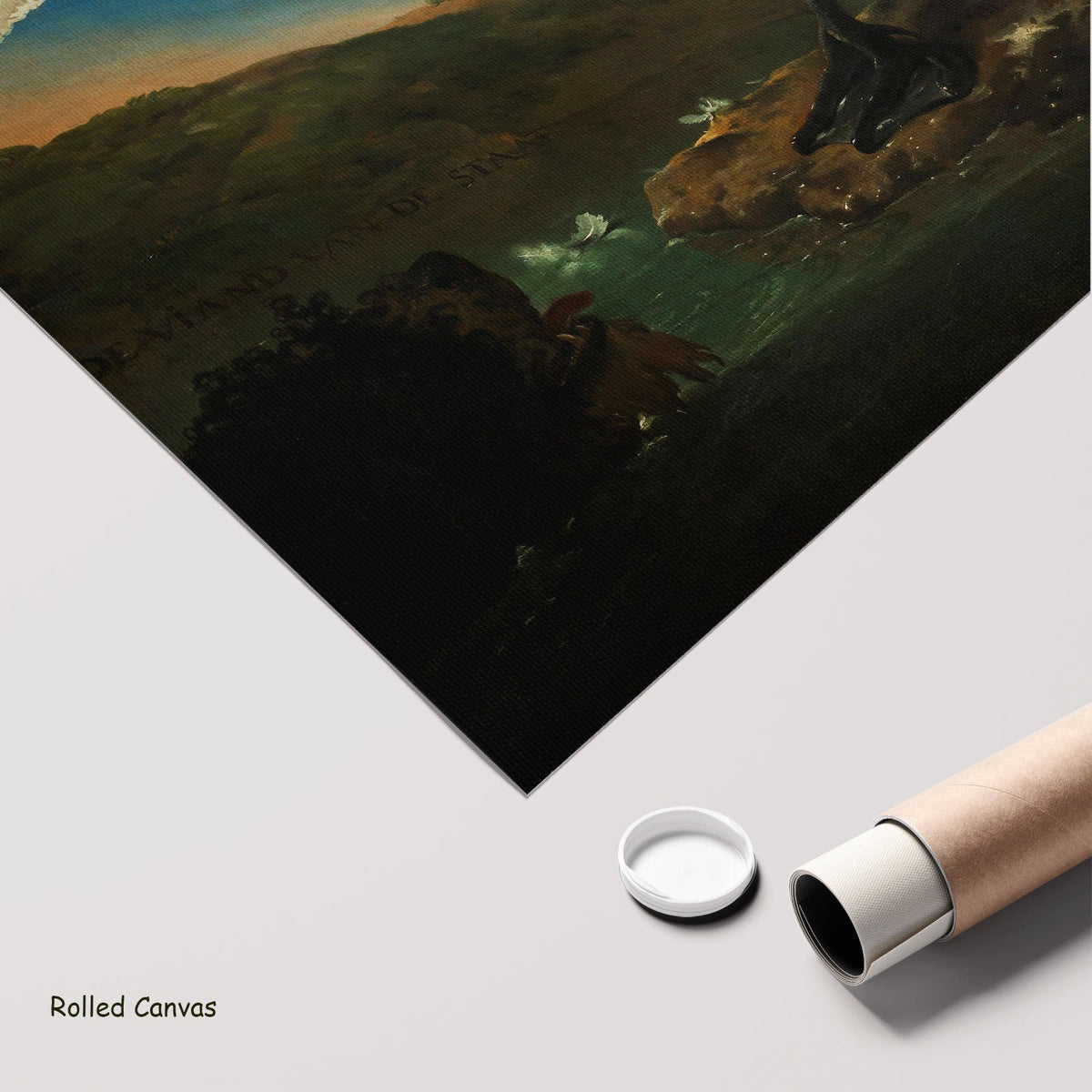 Jan Asselijn, The Threatened Swan — rolled canvas 6