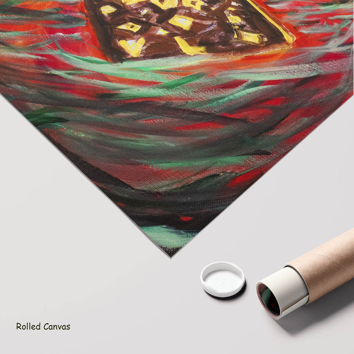 Summer Jiang — Drowning Dishonesty Large Contemporary art as a rolled canvas print