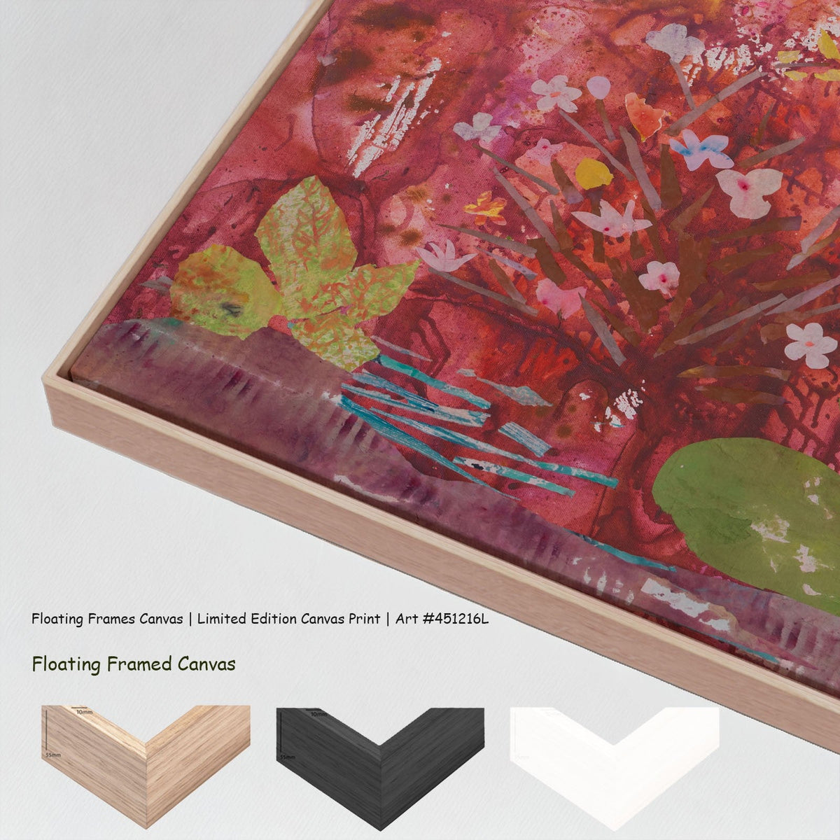 Summer Jiang — Mother Earth Large Scale canvas wall art with floating frame options